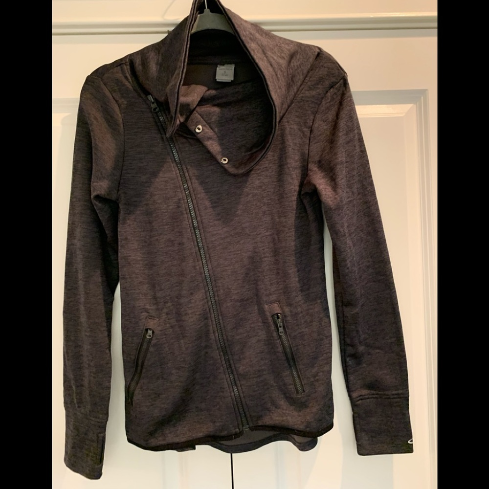 Champion C9 Gray Fleece Zip Jacket - Small